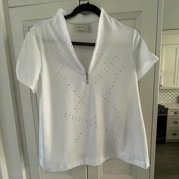 Zenergy bedazzled zip top - Picture 1 of 2